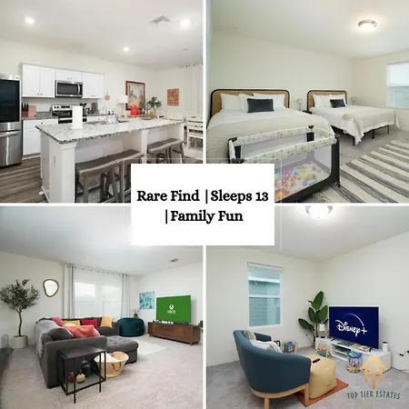Villa Rare Find Sleeps 13 Family Fun
